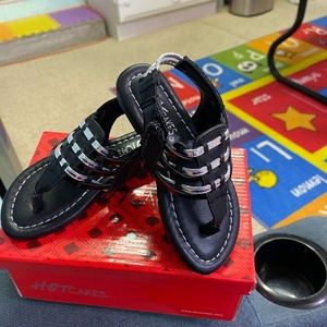Hot Cakes new size 8 (toddler size) black with silver adorable!!!!